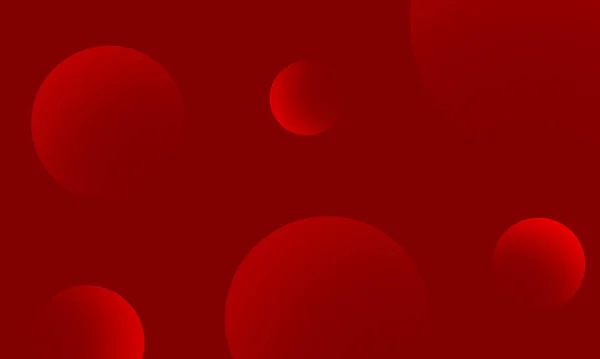 Červené Kruhy Gradient Červeném Tmavém Abstraktním Pozadí Moderní Prvek Grafického — Stock fotografie