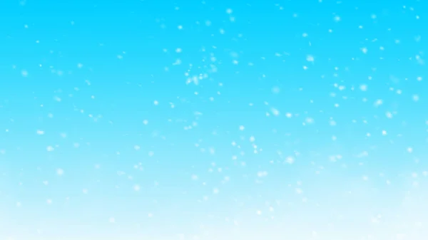 Mavi Gökyüzü Arka Planlı Noel Kar Taneleri — Stok fotoğraf