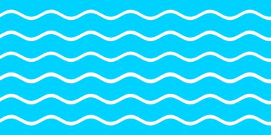 Mavi beyaz dalga desenli arka plan. Yaz tatili tasarımı için kullan. 