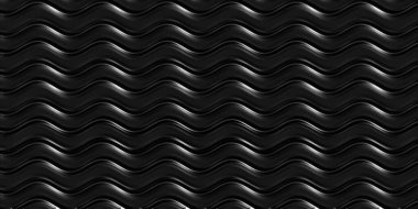 Soyut siyah gri renk dalgası desenli arka plan kavram modern tasarım teknolojisi işi için alan