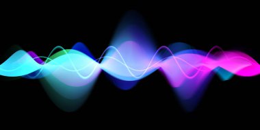 Renkli eğimli hareket dalgası soyut arkaplan.