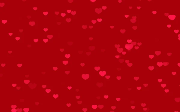 Alla Hjärtans Dag Röda Hjärtan Röd Bakgrund — Stockfoto