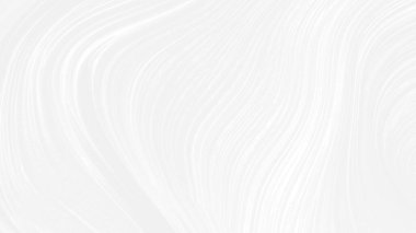 Dalgaların lüksüne sahip soyut beyaz arka plan. 3d illüstrasyon, 3d canlandırma.