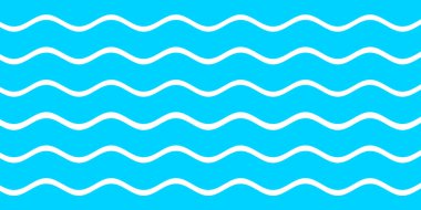 Mavi beyaz dalga desenli arka plan. Yaz tatili tasarımı için kullan. 