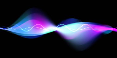 Renkli eğimli hareket dalgası soyut arkaplan.