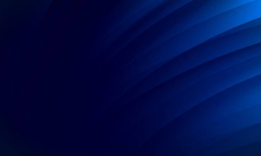 Soyut dalga mavi koyu renk eğimli geometrik arkaplan. Eğri çizgi grafik tasarımı.