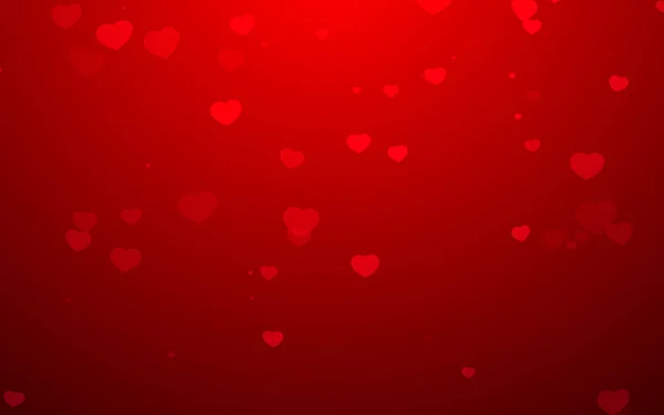 Valentine Day Red Hearts Red Background — Stock Photo, Image