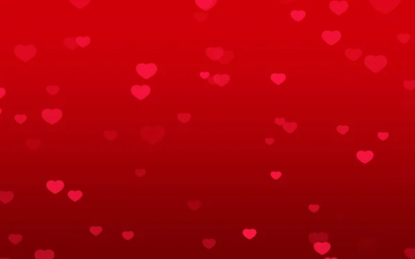 Valentine Day Red Hearts Red Background — Stock Photo, Image