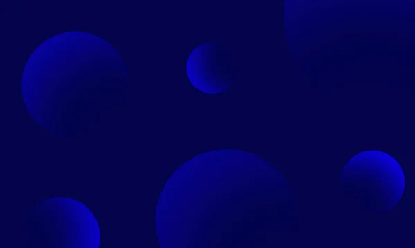 Blue circles gradient on blue dark abstract background. Modern graphic design element.