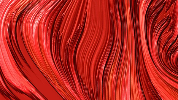 Abstrakter Roter Orangefarbener Hintergrund Mit Wellen Luxus Illustration Rendering — Stockfoto