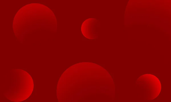 Red circles gradient on red dark abstract background. Modern graphic design element.