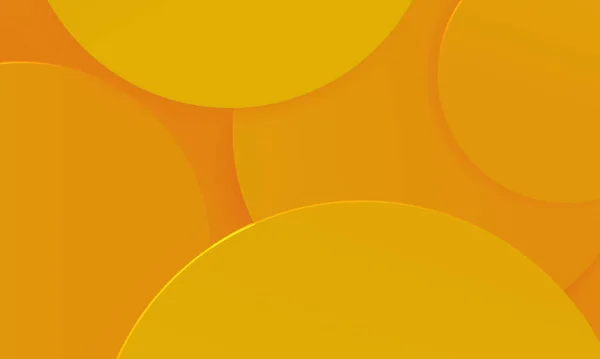 Cerchi Giallo Arancio Sfondo Texture Semplice Uso Del Design Moderno — Foto Stock