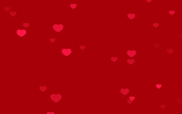 Valentine Day Red Hearts Red Background — Stock Photo, Image