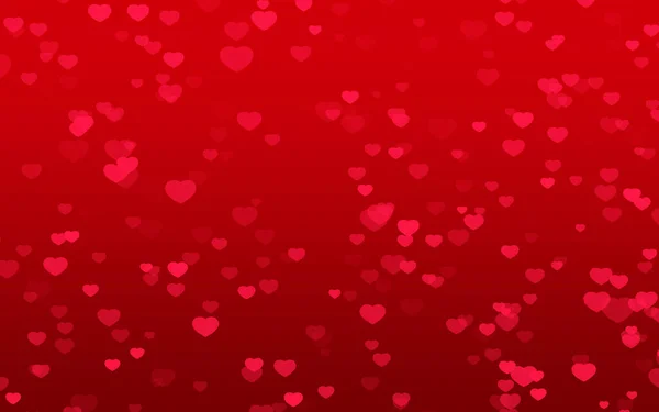 Valentine Day Red Hearts Red Background — Stock Photo, Image