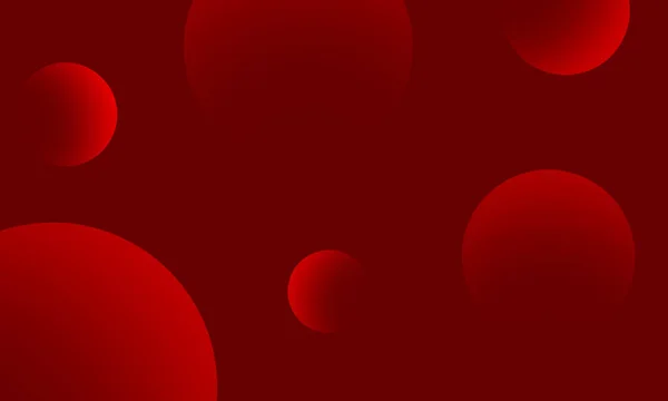 Red circles gradient on red dark abstract background. Modern graphic design element.