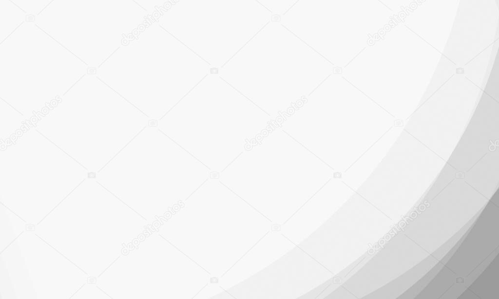 Abstract white and gray curve line gradient background. for concept modern esign with business technology.