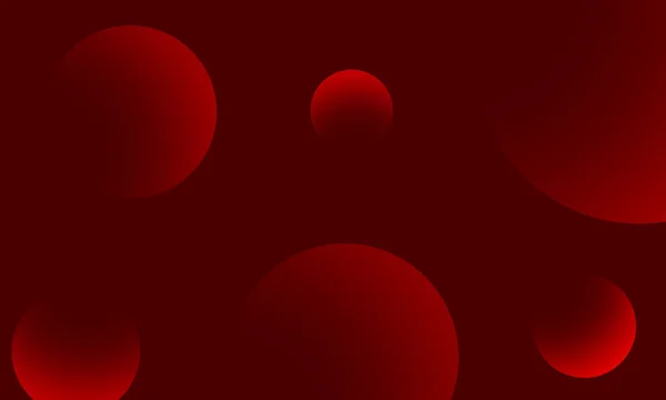 Red circles gradient on red dark abstract background. Modern graphic design element.