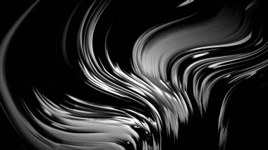 Dalgaların lüksüne sahip soyut beyaz arka plan. 3d illüstrasyon, 3d canlandırma.