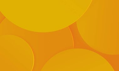 Sarı turuncu arka plan daireleri. Yaz tatili kavramı için basit modern tasarım kullanımı. 