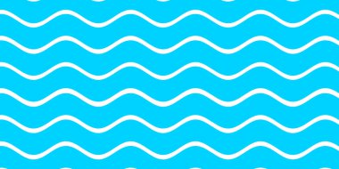 Mavi beyaz dalga desenli arka plan. Yaz tatili tasarımı için kullan. 