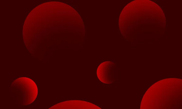 Red circles gradient on red dark abstract background. Modern graphic design element.