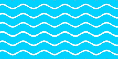 Mavi beyaz dalga desenli arka plan. Yaz tatili tasarımı için kullan. 