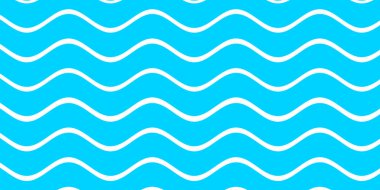 Mavi beyaz dalga desenli arka plan. Yaz tatili tasarımı için kullan. 