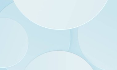 Beyaz gri ve mavi doku arka planında daireler çiziyor. Şablon kapağı iş konsepti için basit modern tasarım kullanımı. 