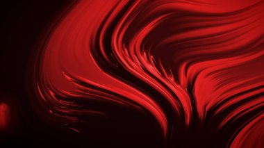 Dalgaların lüksüne sahip soyut koyu kırmızı arka plan. 3d illüstrasyon, 3d canlandırma.