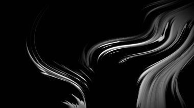 Dalgaların lüksüne sahip soyut beyaz arka plan. 3d illüstrasyon, 3d canlandırma.