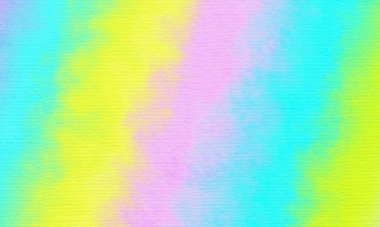 Kağıt desenli arka planda soyut suluboya gökkuşağı boyası. Pastel renk.