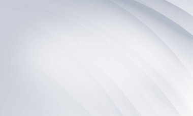 Soyut dalga beyaz ve gri eğimli geometrik arkaplan. Konsept tasarımı için alan ile Teknoloji ve modern.