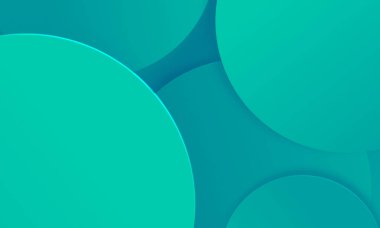 Nane yeşili ve yeşil desenli daireler. Güzellik modası için basit modern tasarım kullanımı. 