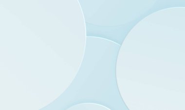 Beyaz gri ve mavi doku arka planında daireler çiziyor. Şablon kapağı iş konsepti için basit modern tasarım kullanımı. 