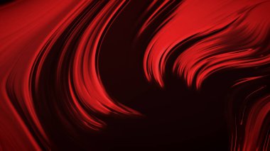 Dalgaların lüksüne sahip soyut koyu kırmızı arka plan. 3d illüstrasyon, 3d canlandırma.