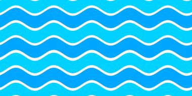 Mavi beyaz dalga desenli arka plan. Yaz tatili tasarımı için kullan. 