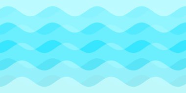 Mavi beyaz dalga desenli arka plan. Yaz tatili tasarımı için kullan. 