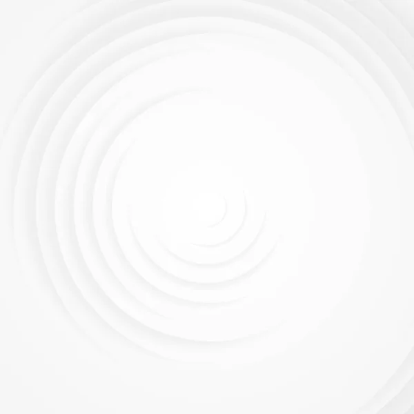 Cinza Branco Círculos Abstrato Background Ilustração Com Estilo Corte Papel — Fotografia de Stock