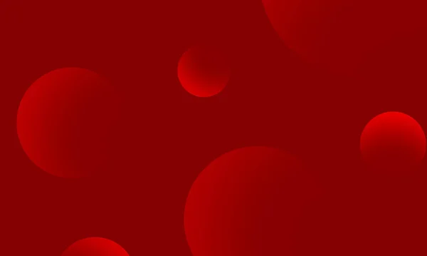 Gradiente Círculos Rojos Sobre Fondo Abstracto Oscuro Rojo Elemento Diseño — Foto de Stock