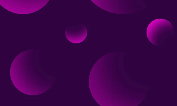 Purpurowe Kółka Gradientu Fioletowym Ciemnym Abstrakcyjnym Tle Nowoczesny Element Graficzny — Zdjęcie stockowe