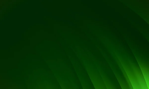 Абстрактна Хвиля Зелений Чорний Темно Градієнтний Геометричний Фон Вигнуті Лінії — стокове фото
