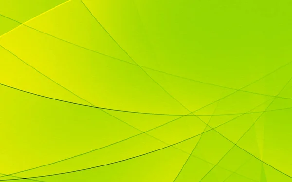 Resumo Geométrico Verde Amarelo Curva Gradiente Linha Fundo Com Espaço — Fotografia de Stock