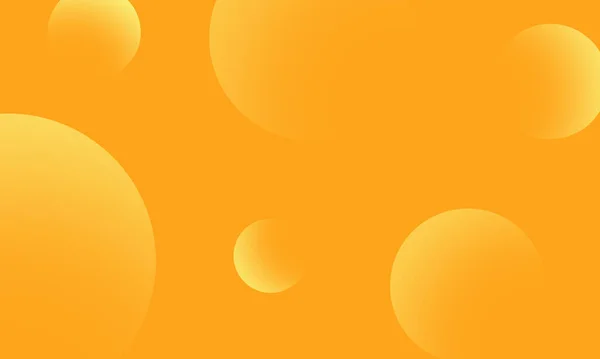 Gradiente Círculos Amarillos Sobre Fondo Abstracto Amarillo Elemento Diseño Gráfico — Foto de Stock