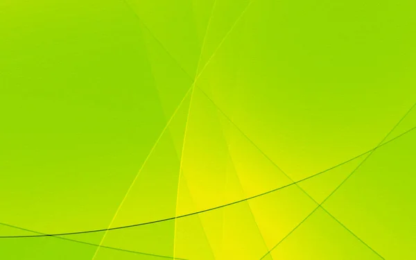 抽象幾何学的緑と黄色の曲線勾配背景 概念設計のためのスペーステクノロジーと現代的な — ストック写真