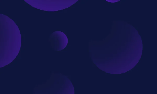 Gradiente Círculos Púrpura Sobre Fondo Abstracto Oscuro Negro Elemento Diseño — Foto de Stock