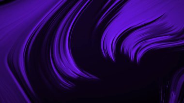Dalgaların lüksüne sahip soyut mor arkaplan. 3d illüstrasyon, 3d canlandırma.