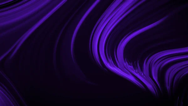波の贅沢と抽象的な紫色の黒の背景 3Dイラスト 3Dレンダリング — ストック写真
