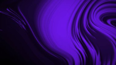 Dalgaların lüksüne sahip soyut mor arkaplan. 3d illüstrasyon, 3d canlandırma.