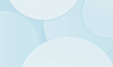 Beyaz gri ve mavi doku arka planında daireler çiziyor. Şablon kapağı iş konsepti için basit modern tasarım kullanımı. 