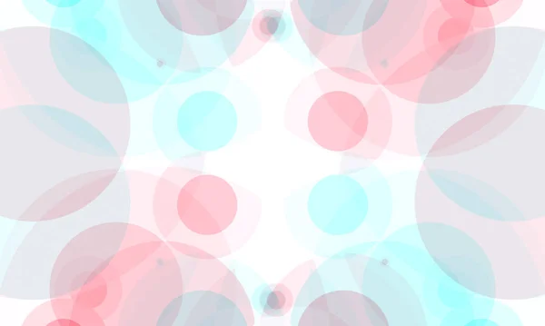 Abstracte Rode Blauwe Cirkels Witte Achtergrond Modern Grafisch Designelement — Stockfoto